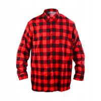 Koszula flanelowa XL czerwona LUX