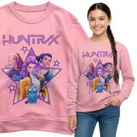 Miłym Druczkiem bluza dziecięca poliester różowy