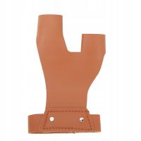 Rękawice łucznicze Brązowa osłona dłoni Skóra PU Ochraniacz na 2 R5