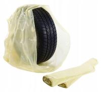 Mocne worki na opony żółte duże LDPE - 20 sztuk