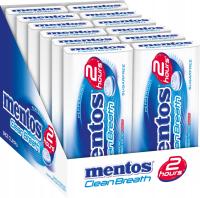 Mentos Clean Breath мятные леденцы упаковка премиум мяты 12x35g