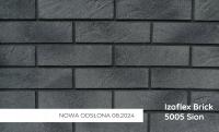 Izoflex elastyczna cegła klinkier na ścianę cokół 240x65 czarny Sion 5005