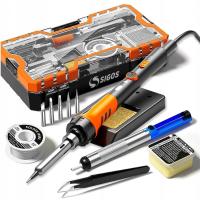 Прецизионный паяльник 13в1 регулировка 60 Вт органайзер всасывающая стойка