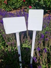 Таблички этикетки для описания растений 100X70X465 мм 50 шт RU производитель