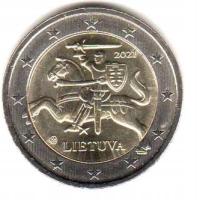 2 euro obiegowe Litwa 2021