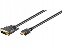 Kabel HDMI 1.4 Goobay 51579 na DVI-D 1 m