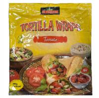 El Tequito Tortilla Pszenna z dodatkiem Pomidorów 6 sztuk Wegańskie 240g