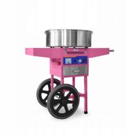 Maszyna do Waty Cukrowej z Wózkiem MOBILNA WATA CUKROWA