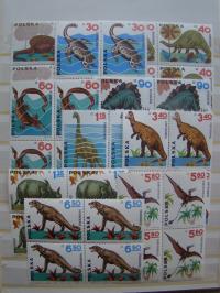 CZWÓRKI 1421 - 1430 Zwierzęta Prehistoryczne czysty * *