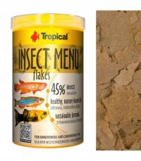 TROPICAL INSECT MENU FLAKES 250ml/50g - Pokarm dla wszystkożernych i mięsoż