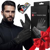 WEISNER Pro | rękawiczki męskie antypoślizgowe ciepłe zimowe rower telefonu