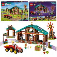 LEGO Friends 42617 Farma Traktor Wiatrak Zwierzęta Figurki + Akcesoria