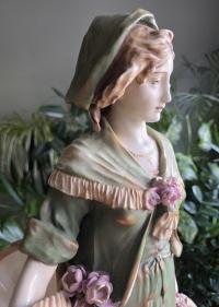 Ogromna ceramiczna figura – Imperial Amphora, Turn Tuplitz. Austria.