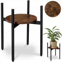 Цветочная клумба металлическая стоящая цветочная стойка для растений лофт промышленный 40 см