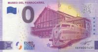 2022 banknot 0 euro - Museo del Ferrocarril