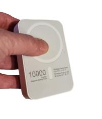 Powerbank QI Indukcyjny Magnetyczny MAGSAFE 10000mAh Biały iPhone 12 13 14