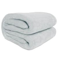 Одеяло покрывало тепло двухстороннее для подарка диван кровать 200X220 серый