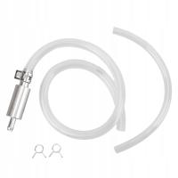 Wąż odpowietrzający płyn hamulcowy aluminiowy przezroczysty jednokierunkowy