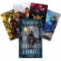 KARTY DO GRY TAROTA ZESTAW KART DO WRÓŻENIA THE WITCHES TAROT MINI