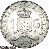 1 GULDEN 1970 ANTYLE HOLENDERSKIE