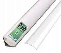 2MB алюминиевый профиль угловой серебряный широкоугольный абажур