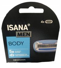 Isana Men Body бритвенные картриджи 4 шт.