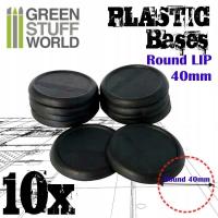GSW 9828 Plastic Bases - Round Lip 40mm (podstawka)