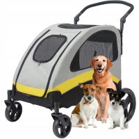 Bardzo duży Wózek dla psa Składany wózek spacerowy dla zwierząt Udźwig 50kg
