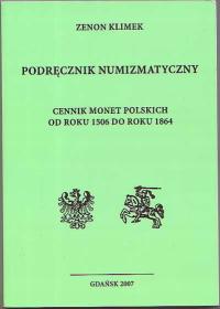 Klimek, Cennik Monet Polskich 1509 - 1795