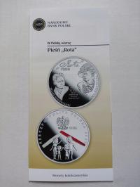 Foldery NBP komplet 14 szt z 2025 r. w j.polskim