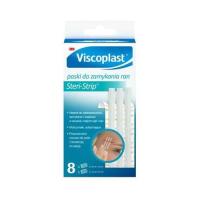 VISCOPLAST Steri Strip Paski do zamykania ran, 8 sztuk