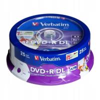 DL DVD+R Verbatim 8.5 (25) Print 43667