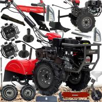 GLEBOGRYZARKA Hortmasz 7KM NAPĘD 3-Biegi DZIK 42-62cm Koła+Pług+Konsola!!.