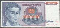 Jugosławia 500000 dinarów 1993 - AB -