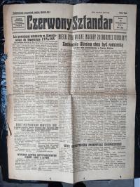 Przedwojenna Gazeta Czerwony Sztandar 18 października 1939