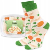 SOXO skarpetki damskie w opakowaniu śmieszny prezent na święta 35-40