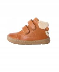 FRIBOO DZIECIĘCE BOTKI BRĄZOWE Z APLIKACJĄ JELENIA I OCIEPLENIEM 22 1T7B