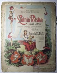 Lutnia Polska, Część druga, Adam Wroński, ok. 1900 r., NUTY, OKŁADKA