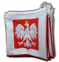 Bandera Flaga Polska 50 x 80cm BAWEŁNA 100%