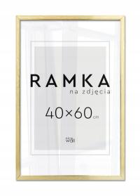 Złota Ramka na zdjęcie 40x60 cm Rama na plakat 60x40 cm