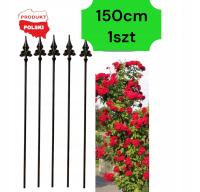 PALIK TYCZKA DO ROŚLIN 150CM PODPORA POMIDORÓW róż KWIATY METALOWA LILIA