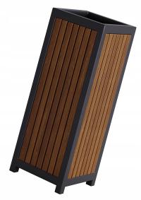 KOSZ NA ŚMIECI DO OGRODU PARKU NA TARAS 35 L = TIK