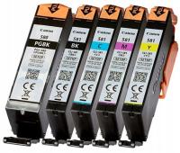 Tusze Canon PGI-580/CLI-581 czarny i kolorowy wkład standardowy 34 ml