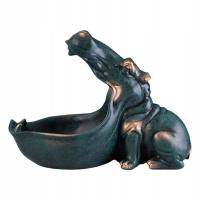 Hipopotam Statua Żywica Hipopotam Figurka