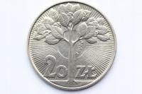 20 ZŁ POLSKA 1973 KWITNĄCE DRZEWO - PRÓBA darklis