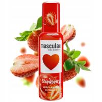 Интимный ароматизированный гель Клубничная смазка Masculan Strawberry 75ml
