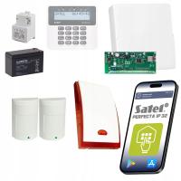 ZESTAW ALARMOWY DO DOMU 2 CZUJKI PARADOX PROFESJONALNY ALARM IP LAN SATEL