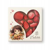 Молочный шоколад с клубникой LIO 85 г какао в подарок