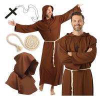 Kostium przebranie zakonnika mnicha św Franciszek strój dorosłych sylwester