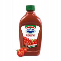 Tortex Ketchup Pikantny Pomidorowy do Frytek 470 g wyrazisty smak pomidorów